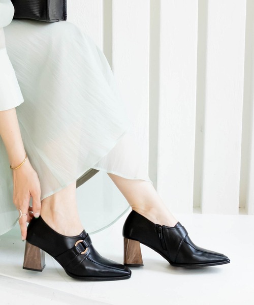 RANDA(ランダ)の「ストレスフリー/ソフト ヒールコンシャスシューズ(ドレスシューズ・レディース・ブラック/ブラウン/ベージュ・M/L/LL/S)」の1枚目の写真