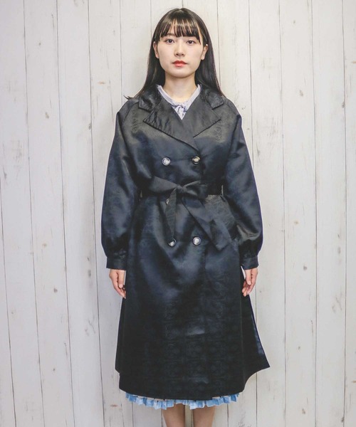 paravion(パラビオン)の「ヴィンテージトレンチ(トレンチコート・レディース・ベージュ/ブラック・ONESIZE)」の6枚目の写真