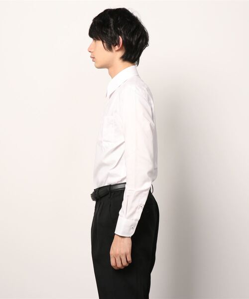 TOKYO SHIRTS(トウキョウシャツ)の「形態安定ノーアイロン レギュラー 長袖ビジネスワイシャツ(ビジネスシャツ・メンズ・ライトピンク・首回り37cm-裄丈80cm/首回り37cm-裄丈84cm/首回り39cm-裄丈80cm/首回り39cm-裄丈84cm/首回り41cm-裄丈82cm/首回り41cm-裄丈86cm/首回り42cm-裄丈82cm/首回り42cm-裄丈86cm/首回り43cm-裄丈82cm/首回り43cm-裄丈86cm)」の6枚目の写真