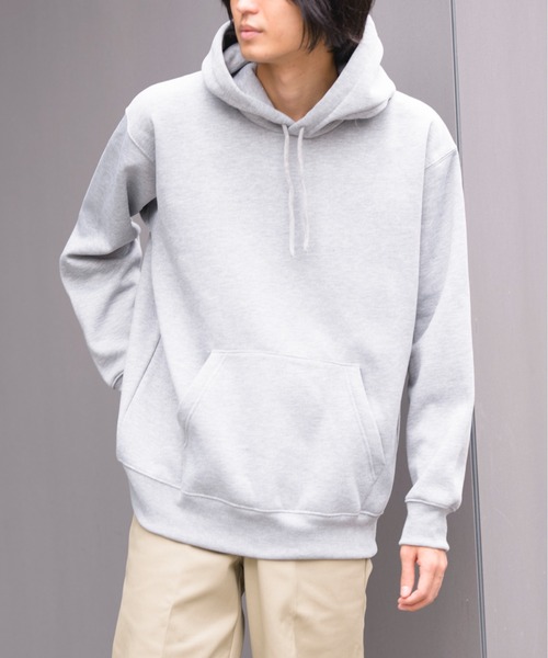 Printstar（プリントスター）の「【Printstar】10.0オンス プルオーバーパーカー ドライ 裏起毛 吸水速乾 00347（パーカー・レディース・ブラック/杢グレー/ホワイト/ネイビー/バーガンディー/グレー・LL/M/S/L/3L）」の9枚目の写真