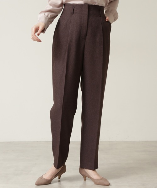 NATURAL BEAUTY BASIC(ナチュラルビューティーベーシック)の「ツイーディーチドリパンツ(その他パンツ・レディース・ベージュ系その他/ブラウン系その他・SMALL/MEDIUM/X-SMALL)」の2枚目の写真