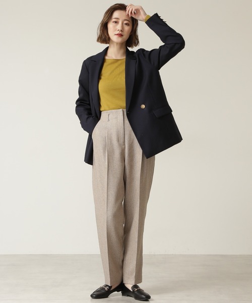 NATURAL BEAUTY BASIC(ナチュラルビューティーベーシック)の「ツイーディーチドリパンツ(その他パンツ・レディース・ベージュ系その他/ブラウン系その他・SMALL/MEDIUM/X-SMALL)」の8枚目の写真