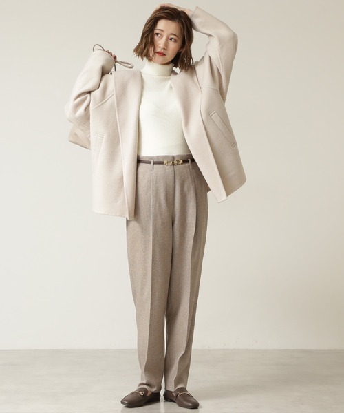 NATURAL BEAUTY BASIC(ナチュラルビューティーベーシック)の「ツイーディーチドリパンツ(その他パンツ・レディース・ベージュ系その他/ブラウン系その他・SMALL/MEDIUM/X-SMALL)」の11枚目の写真