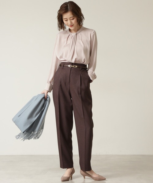 NATURAL BEAUTY BASIC(ナチュラルビューティーベーシック)の「ツイーディーチドリパンツ(その他パンツ・レディース・ベージュ系その他/ブラウン系その他・SMALL/MEDIUM/X-SMALL)」の3枚目の写真