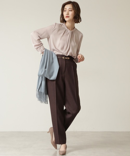 NATURAL BEAUTY BASIC(ナチュラルビューティーベーシック)の「ツイーディーチドリパンツ(その他パンツ・レディース・ベージュ系その他/ブラウン系その他・SMALL/MEDIUM/X-SMALL)」の4枚目の写真