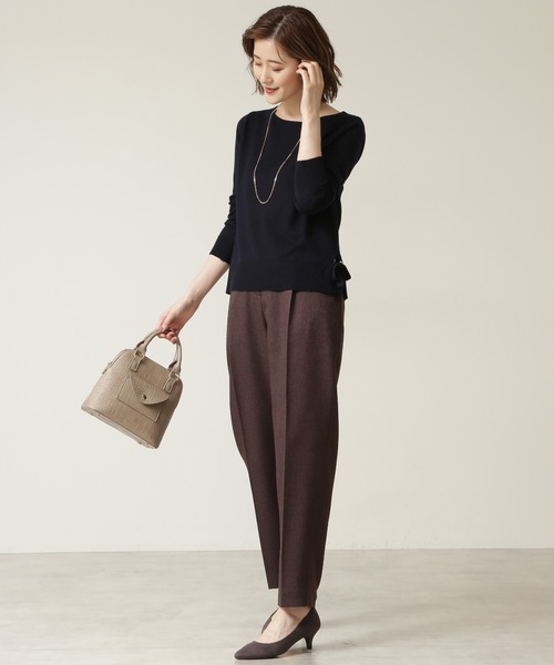 NATURAL BEAUTY BASIC(ナチュラルビューティーベーシック)の「ツイーディーチドリパンツ(その他パンツ・レディース・ベージュ系その他/ブラウン系その他・SMALL/MEDIUM/X-SMALL)」の5枚目の写真