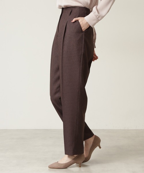 NATURAL BEAUTY BASIC(ナチュラルビューティーベーシック)の「ツイーディーチドリパンツ(その他パンツ・レディース・ベージュ系その他/ブラウン系その他・SMALL/MEDIUM/X-SMALL)」の6枚目の写真