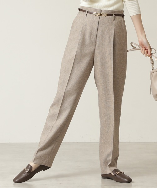 NATURAL BEAUTY BASIC(ナチュラルビューティーベーシック)の「ツイーディーチドリパンツ(その他パンツ・レディース・ベージュ系その他/ブラウン系その他・SMALL/MEDIUM/X-SMALL)」の22枚目の写真