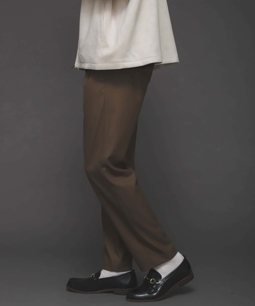 SENSE OF PLACE by URBAN RESEARCH(センスオブプレイスバイアーバンリサーチ)の「『セットアップ対応』CARREMANタックテーパードスラックス(スラックス・メンズ・チャコールグレー/ブラック/カーキ・MEDIUM/LARGE)」の20枚目の写真