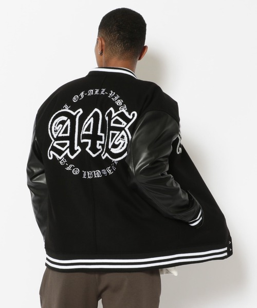 A4A（エーフォーエー）の「A4A(エーフォーエー) スタジャン（スタジャン・メンズ・ホワイト/ブラック・MEDIUM）」の7枚目の写真