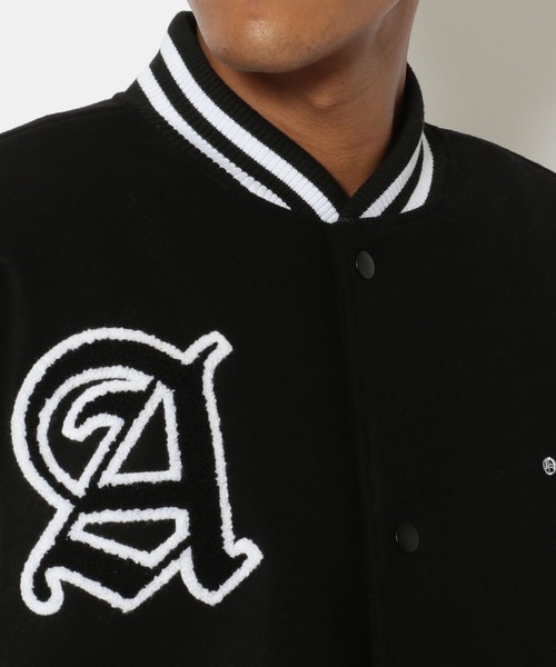 A4A（エーフォーエー）の「A4A(エーフォーエー) スタジャン（スタジャン・メンズ・ホワイト/ブラック・MEDIUM）」の8枚目の写真