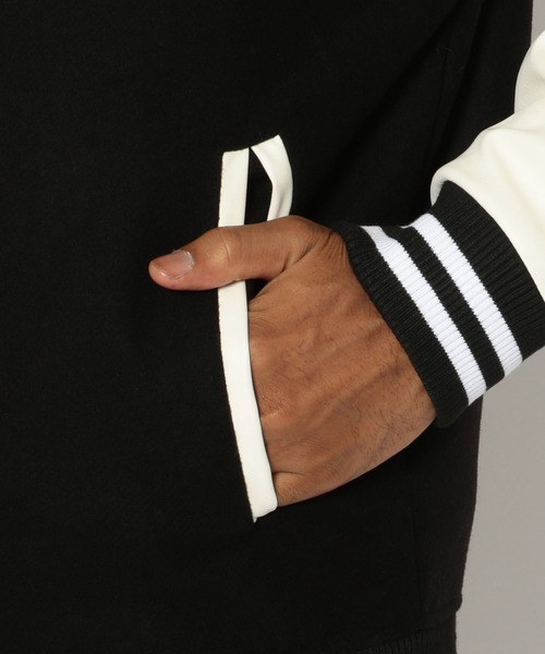 A4A（エーフォーエー）の「A4A(エーフォーエー) スタジャン（スタジャン・メンズ・ホワイト/ブラック・MEDIUM）」の11枚目の写真