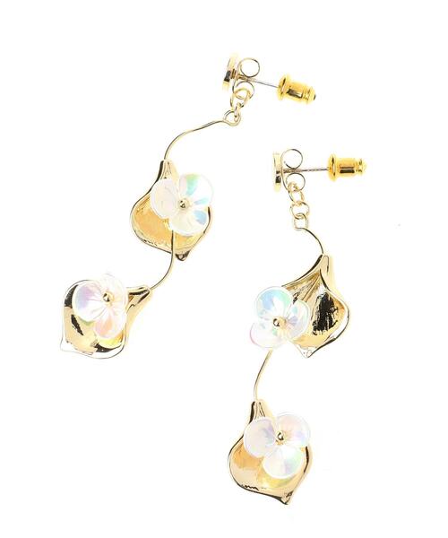 INGNI（イング）の「フラワーピアス（ピアス（両耳用）・レディース・ゴールド・ONE SIZE）」の3枚目の写真