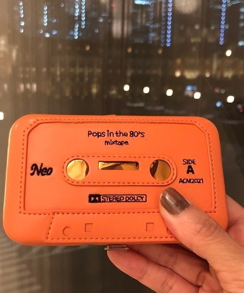 Ray BEAMS（レイビームス）の「Accommode / カセットテープ カードケース（カードケース・レディース・オレンジ/ミント・ONE SIZE）」の13枚目の写真