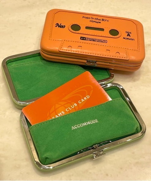 Ray BEAMS（レイビームス）の「Accommode / カセットテープ カードケース（カードケース・レディース・オレンジ/ミント・ONE SIZE）」の14枚目の写真