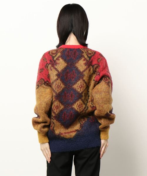 TOGA PULLA(トーガ プルラ)の「TOGA PULLA Mohair Jacquard knit pullover TP12-XN207(ニット/セーター・レディース・イエロー/グリーン・36)」の7枚目の写真