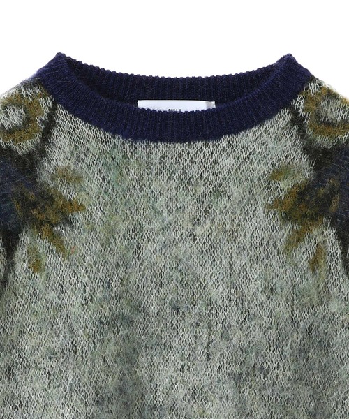 TOGA PULLA(トーガ プルラ)の「TOGA PULLA Mohair Jacquard knit pullover TP12-XN207(ニット/セーター・レディース・イエロー/グリーン・36)」の12枚目の写真