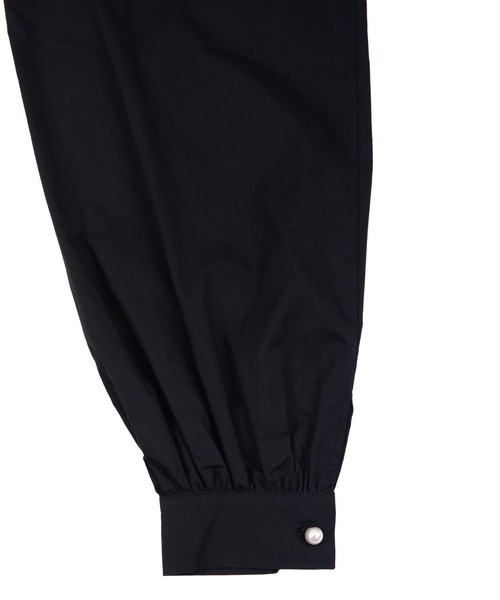 PUNYUS（プニュズ）の「パールボタンシャツワンピース（シャツワンピース・レディース・ブラック/サックスブルー/グリーン/ダークオレンジ・1/2/4/3）」の10枚目の写真