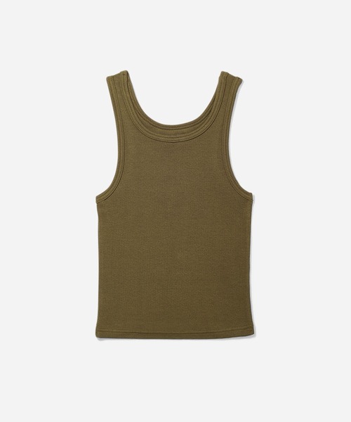 Saturdays NYC(サタデーズ ニューヨークシティ )の「Erica Knit Tank(タンクトップ・レディース・オフホワイト/オリーブ/サックスブルー・L/M/S/X-SMALL)」の17枚目の写真