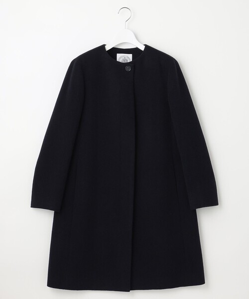 アンゴラビーバー ノーカラーコート（ノーカラーコート）｜J.PRESS