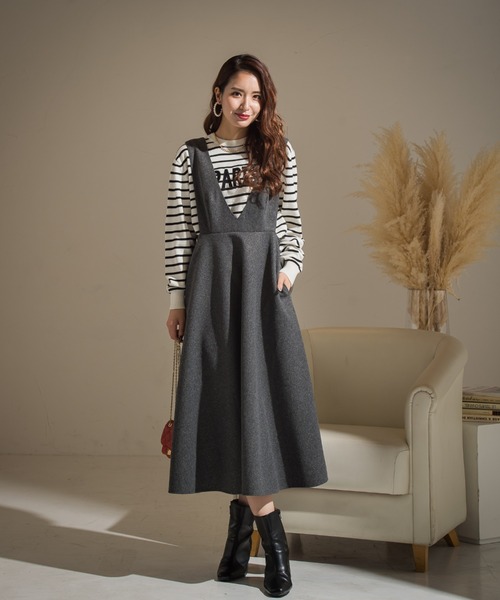 セール メルトンジャンスカ 洗濯機で洗える ワンピース Vicky ビッキー のファッション通販 Zozotown