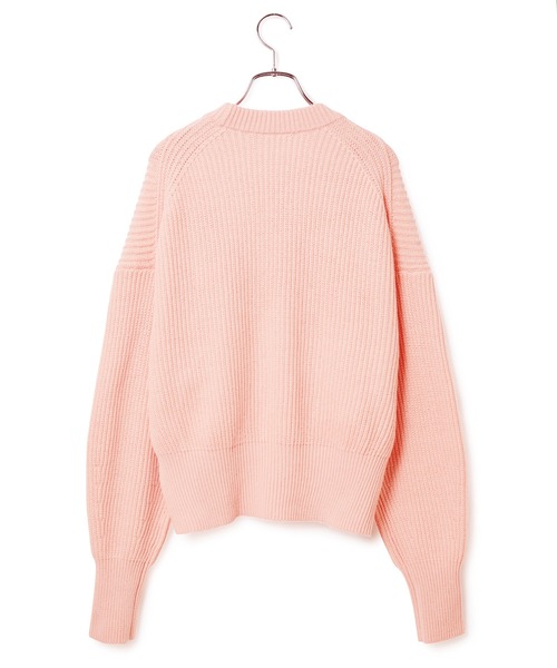 ADAM ET ROPE'（アダムエロペ）の「コンパクト畦ニットプルオーバー（ニット/セーター・レディース・ホワイト/ライトグリーン/レッド系その他/ピンク系その他2・FREE）」の10枚目の写真