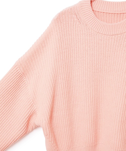 ADAM ET ROPE'（アダムエロペ）の「コンパクト畦ニットプルオーバー（ニット/セーター・レディース・ホワイト/ライトグリーン/レッド系その他/ピンク系その他2・FREE）」の12枚目の写真