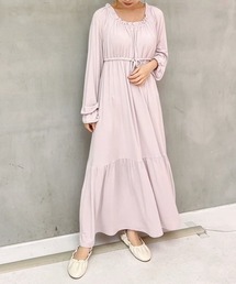 gelato pique（ジェラートピケ）の「フリルドレス（ルームウェア