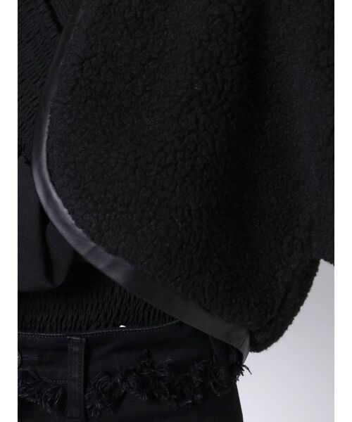 EMODA（エモダ）の「クロップドボアボレロ（カーディガン/ボレロ・レディース・ブラック/グレー/アイボリー・FREE）」の14枚目の写真