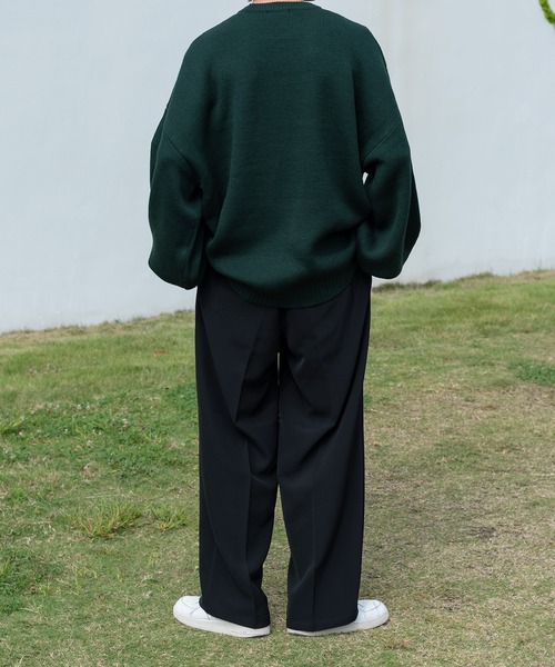 Perushu（ペルーシュ）の「センタープレスストレートスラックス（スラックス・メンズ・ホワイト/ブラック/ダークグリーン/イエロー・SMALL/MEDIUM/LARGE）」の18枚目の写真