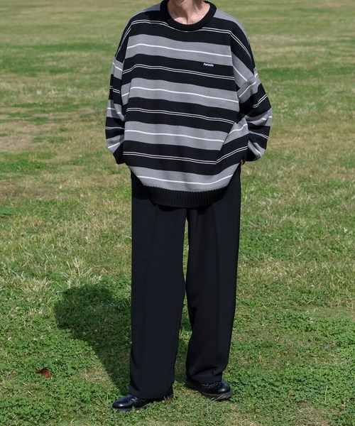 Perushu（ペルーシュ）の「センタープレスストレートスラックス（スラックス・メンズ・ホワイト/ブラック/ダークグリーン/イエロー・SMALL/MEDIUM/LARGE）」の17枚目の写真