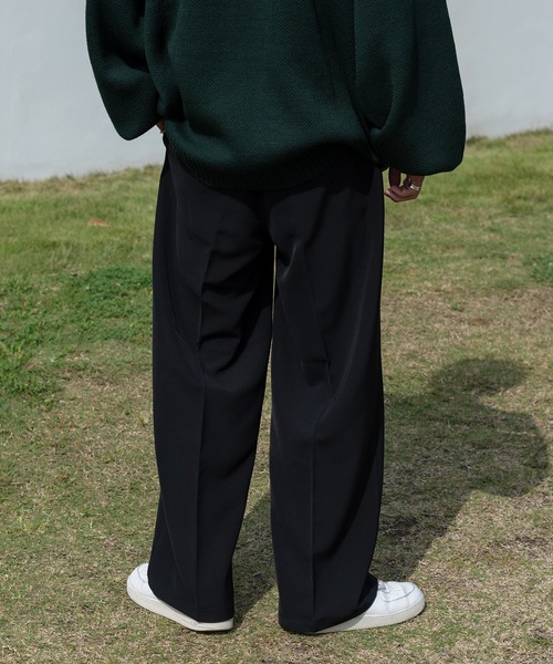 Perushu（ペルーシュ）の「センタープレスストレートスラックス（スラックス・メンズ・ホワイト/ブラック/ダークグリーン/イエロー・SMALL/MEDIUM/LARGE）」の21枚目の写真