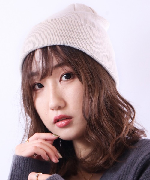 FUNALIVE（ファンアライブ）の「Cool Max ドライ ワッフルシングル＆ダブルワッチ（ニットキャップ/ビーニー・メンズ・ベージュ/ブラック系その他2/ブラック系その他/チャコールグレー/グレー系その他/グレー系その他2/ブラック/ベージュ系その他2/ベージュ系その他・FREE）」の2枚目の写真