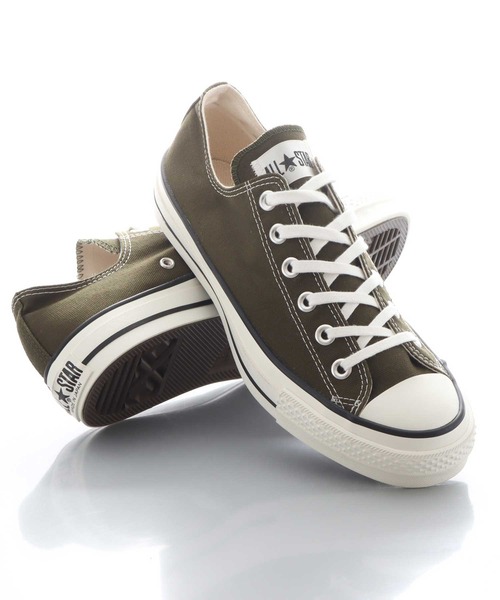 CONVERSE(コンバース)の「CONVERSE CANVAS ALL STAR J OX / コンバース キャンバス オールスター J OX(スニーカー・メンズ・カーキ・24.0cm/28.0cm/25.5cm/23.0cm/26.0cm/22.5cm/23.5cm/27.0cm/26.5cm/24.5cm/25.0cm/27.5cm)」の2枚目の写真
