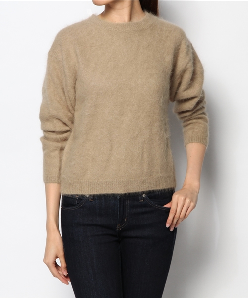 Whim Gazette（ウィムガゼット）の「アンゴラクルーネックプルオーバー