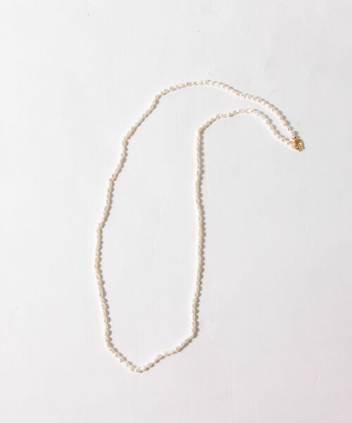NOLLEY’S（ノーリーズ）の「◇【WEB限定】淡水パールロングネックレス（ネックレス・レディース・オフホワイト・FREE）」の2枚目の写真