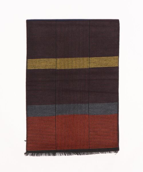 STYLEBLOCK(スタイルブロック)の「大判マフラー(マフラー・メンズ・ネイビー/オレンジ/ブラック/パープル/ブルー/ブルー系その他/ホワイト/レッド/ピンク・FREE)」の7枚目の写真