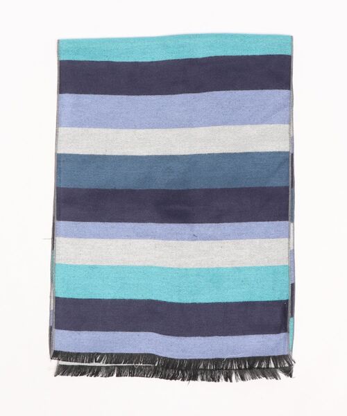 STYLEBLOCK(スタイルブロック)の「大判マフラー(マフラー・メンズ・ネイビー/オレンジ/ブラック/パープル/ブルー/ブルー系その他/ホワイト/レッド/ピンク・FREE)」の6枚目の写真