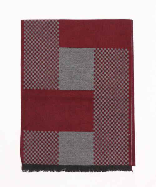 STYLEBLOCK(スタイルブロック)の「大判マフラー(マフラー・メンズ・ネイビー/オレンジ/ブラック/パープル/ブルー/ブルー系その他/ホワイト/レッド/ピンク・FREE)」の8枚目の写真