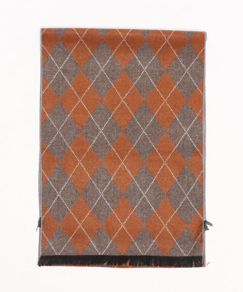 STYLEBLOCK(スタイルブロック)の「大判マフラー(マフラー・メンズ・ネイビー/オレンジ/ブラック/パープル/ブルー/ブルー系その他/ホワイト/レッド/ピンク・FREE)」の9枚目の写真