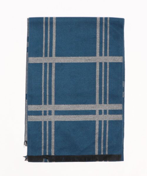 STYLEBLOCK(スタイルブロック)の「大判マフラー(マフラー・メンズ・ネイビー/オレンジ/ブラック/パープル/ブルー/ブルー系その他/ホワイト/レッド/ピンク・FREE)」の5枚目の写真