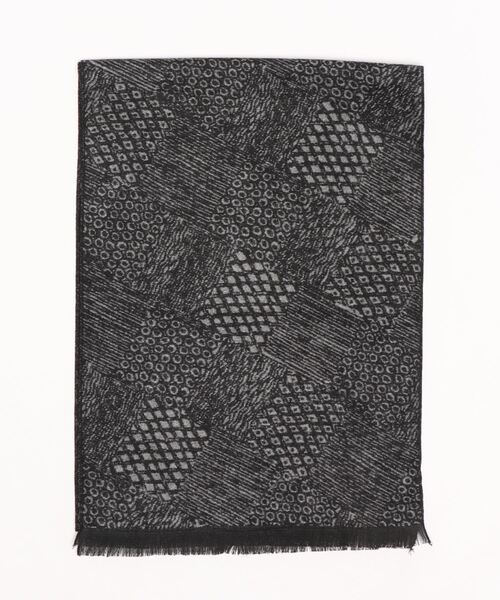 STYLEBLOCK(スタイルブロック)の「大判マフラー(マフラー・メンズ・ネイビー/オレンジ/ブラック/パープル/ブルー/ブルー系その他/ホワイト/レッド/ピンク・FREE)」の3枚目の写真