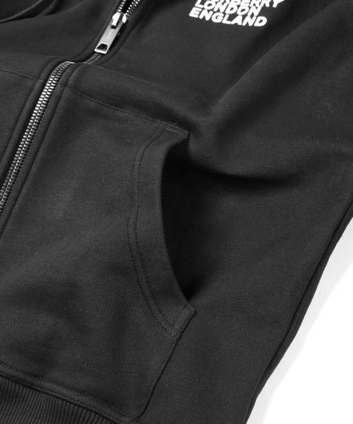 ECHELLE Liberte(エシェルリベルテ)の「BURBERRY バーバリー ラブプリント コットン フーデッドトップ パーカー(パーカー・メンズ・ブラック・SMALL)」の5枚目の写真