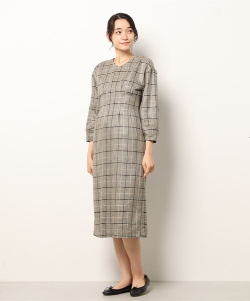 セール スラブツイードウエストタックワンピース ワンピース Te Chichi Classic テチチクラシック のファッション通販 Zozotown