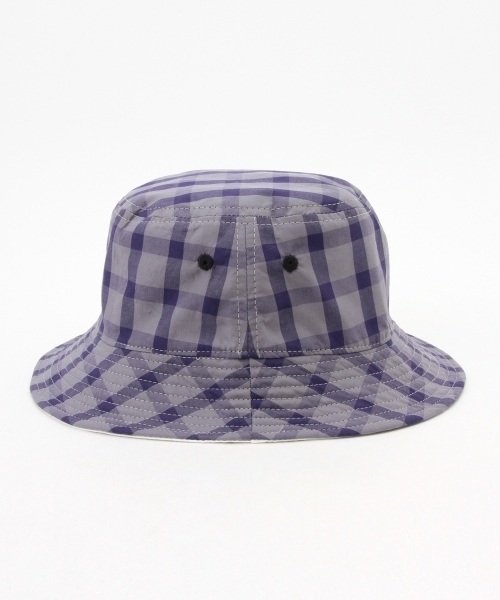 BEAMS BOY（ビームスボーイ）の「ΠBEAMS BOY / チェック リバーシブル ハット（ハット・レディース・グレー/ブルー・ONE SIZE）」の21枚目の写真