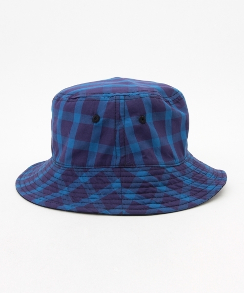 BEAMS BOY（ビームスボーイ）の「ΠBEAMS BOY / チェック リバーシブル ハット（ハット・レディース・グレー/ブルー・ONE SIZE）」の15枚目の写真
