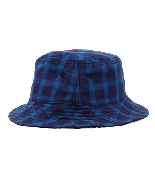 BEAMS BOY（ビームスボーイ）の「ΠBEAMS BOY / チェック リバーシブル ハット（ハット・レディース・グレー/ブルー・ONE SIZE）」の10枚目の写真