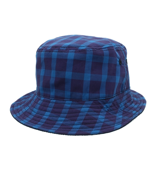 BEAMS BOY（ビームスボーイ）の「ΠBEAMS BOY / チェック リバーシブル ハット（ハット・レディース・グレー/ブルー・ONE SIZE）」の11枚目の写真