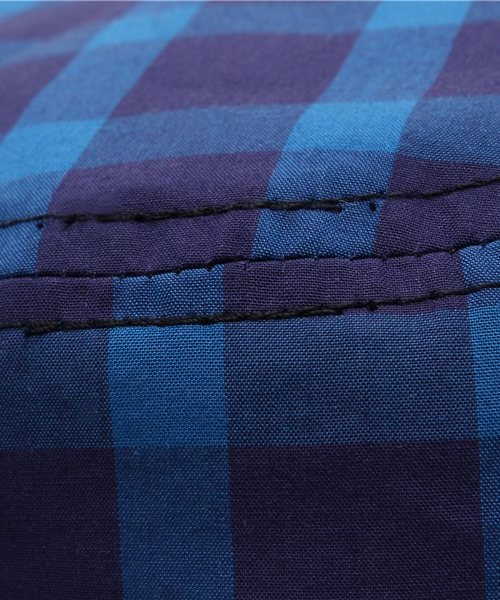 BEAMS BOY（ビームスボーイ）の「ΠBEAMS BOY / チェック リバーシブル ハット（ハット・レディース・グレー/ブルー・ONE SIZE）」の8枚目の写真