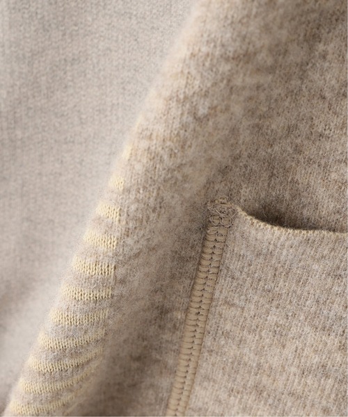 EDIFICE SELECT（エディフィスセレクト）の「【WKED / ウィークエンド】ショールカラー ニット（カーディガン/ボレロ・メンズ・ブルー系その他/ベージュ・LARGE/MEDIUM）」の16枚目の写真